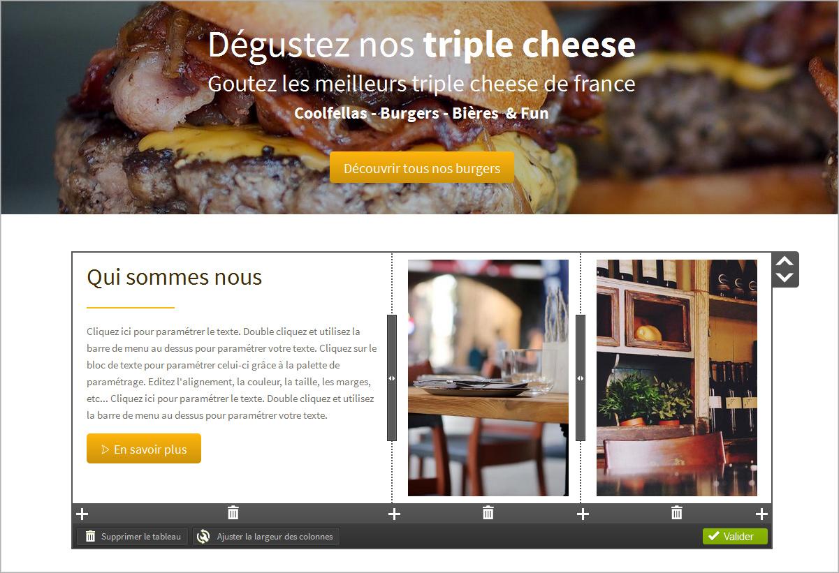 Créer un site pour votre restaurant